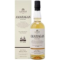 長濱蒸留所　AMAHAGAN ウイスキー 3本セット Amazon.co.jp: 長濱蒸溜所 アマハガン ワールドモルト 3本セット(第一
